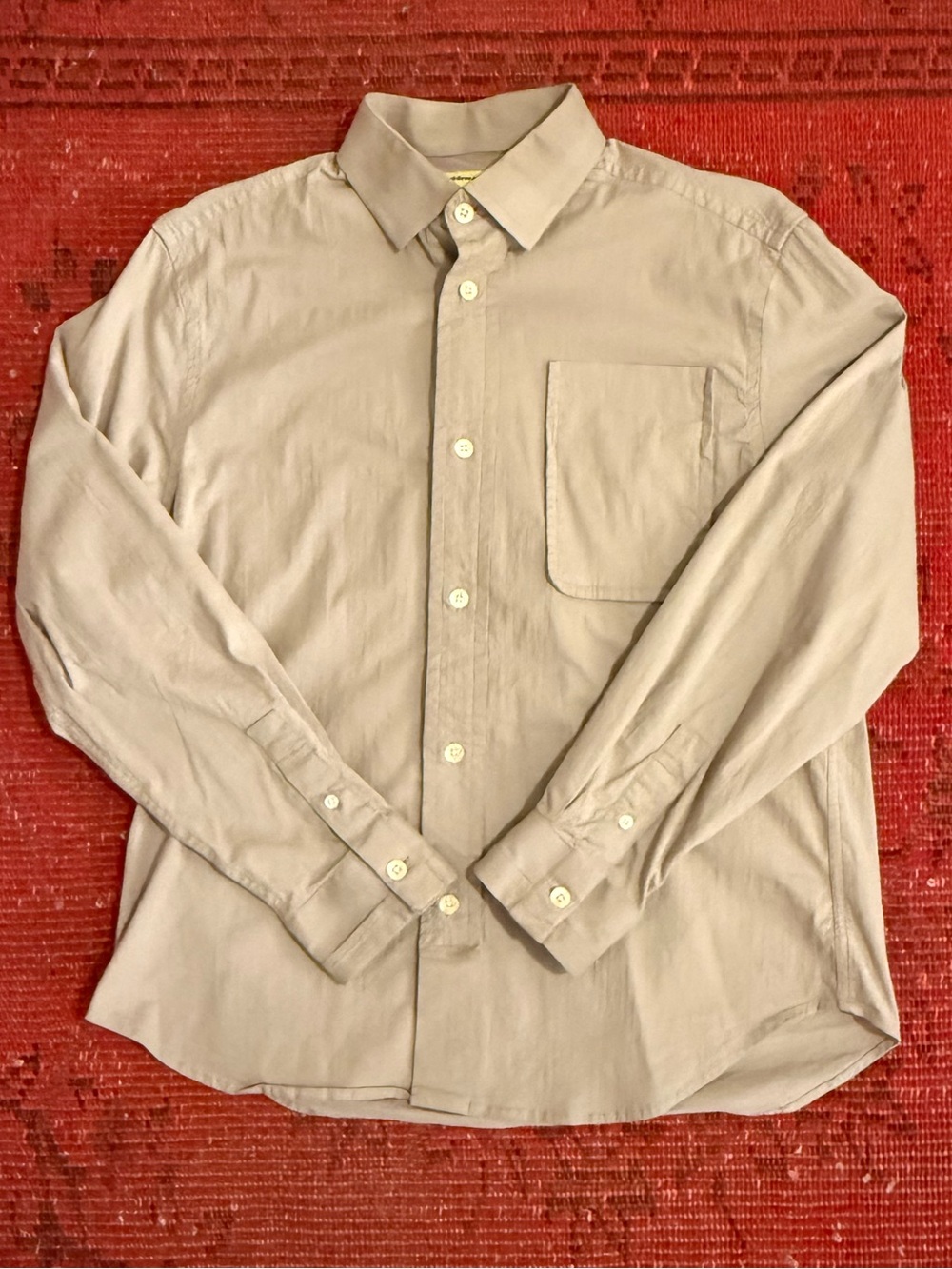 Descendant of Thieves “Ring Spun Bear” button up shirt.